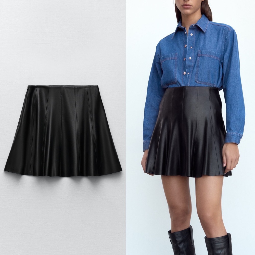 Zara Black Mini Skirt